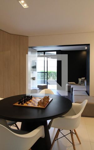 Studio para alugar com 30m², 1 quarto e 1 vagaÁrea comum - Salão de jogos