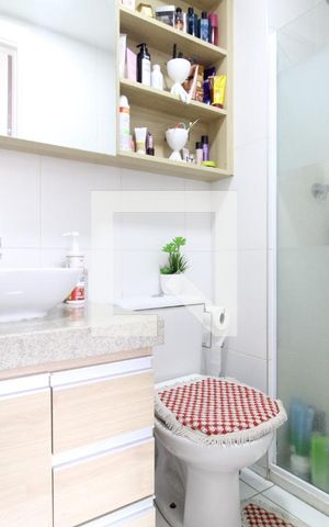 Apartamento à venda com 61m², 2 quartos e 1 vagaBanheiro da Suíte