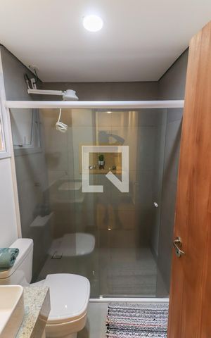 Studio para alugar com 20m², 1 quarto e sem vaga Studio para alugar com 20m², 1 quarto e sem vagaBanheiro