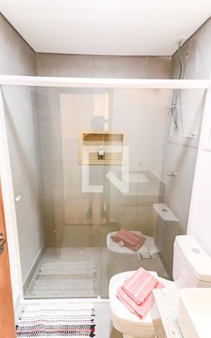 Studio para alugar com 20m², 1 quarto e sem vaga Studio para alugar com 20m², 1 quarto e sem vagaBanheiro