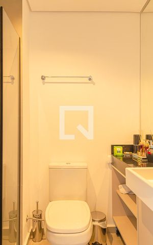 Studio para alugar com 19m², 1 quarto e sem vaga Studio para alugar com 19m², 1 quarto e sem vagaBanheiro