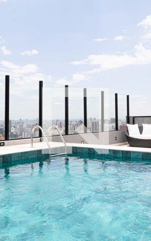 Apartamento à venda com 45m², 1 quarto e 1 vaga Apartamento à venda com 45m², 1 quarto e 1 vagaÁrea comum - Piscina