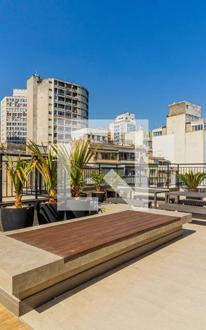 Apartamento à venda com 28m², 1 quarto e sem vaga Apartamento à venda com 28m², 1 quarto e sem vagaÁrea comum - Solarium