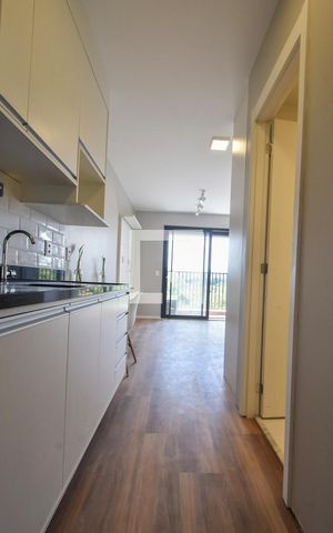 Studio para alugar com 24m², 1 quarto e sem vagaCozinha 