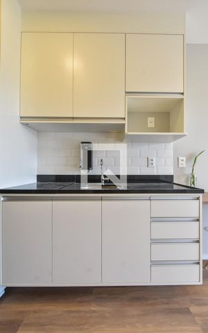 Studio para alugar com 24m², 1 quarto e sem vagaCozinha 