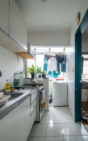 Apartamento à venda com 48m², 1 quarto e sem vaga Apartamento à venda com 48m², 1 quarto e sem vagaCozinha e Área de Serviço