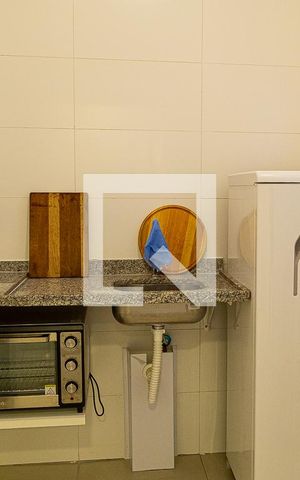 Apartamento para alugar com 37m², 2 quartos e sem vagaSalão de Festas - Cozinha