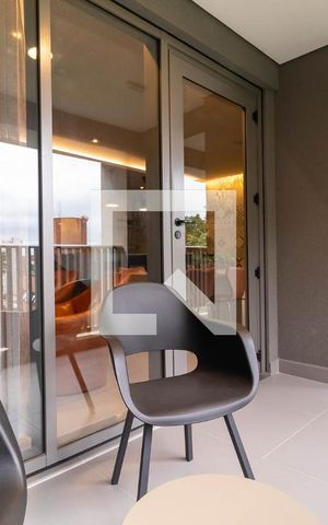 Studio à venda com 25m², 1 quarto e sem vagaEspaço Gourmet - Varanda