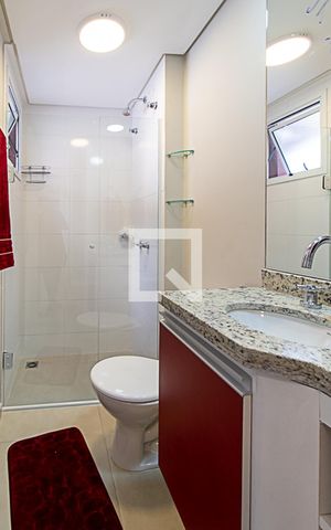 Studio para alugar com 36m², 1 quarto e sem vaga Studio para alugar com 36m², 1 quarto e sem vagaBanheiro