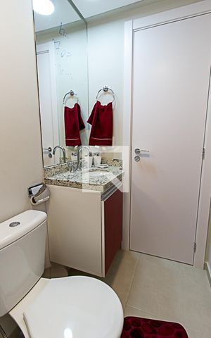 Studio para alugar com 36m², 1 quarto e sem vaga Studio para alugar com 36m², 1 quarto e sem vagaBanheiro