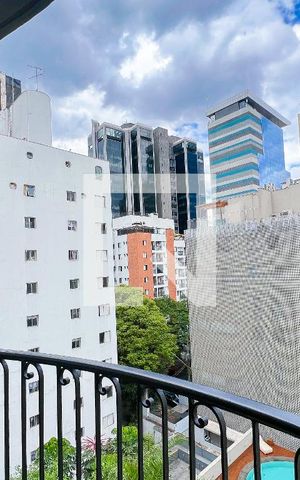 Apartamento para alugar com 75m², 1 quarto e 1 vagaSacada
