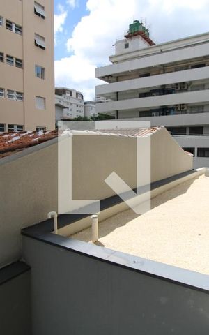 Studio para alugar com 24m², 1 quarto e sem vagaVista da varanda - PUC