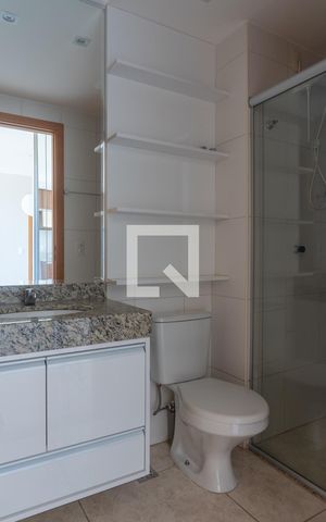 Apartamento para alugar com 40m², 1 quarto e 1 vaga Apartamento para alugar com 40m², 1 quarto e 1 vagaBanheiro Social