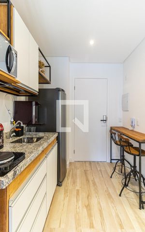 Studio à venda com 23m², 1 quarto e sem vagaCozinha