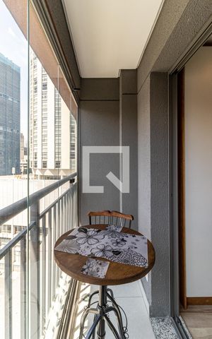 Studio à venda com 23m², 1 quarto e sem vagaVaranda