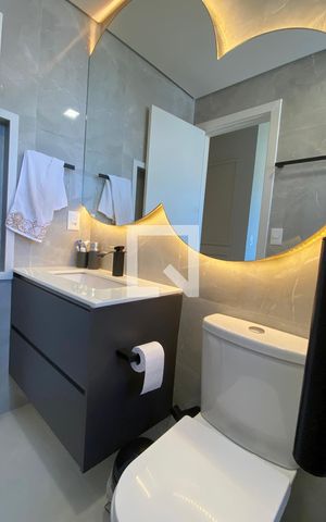 Apartamento para alugar com 109m², 3 quartos e 2 vagasBanheiro da Suíte 1