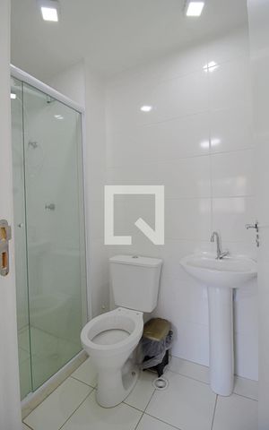 Apartamento à venda com 35m², 1 quarto e sem vaga Apartamento à venda com 35m², 1 quarto e sem vagaBanheiro da Suíte