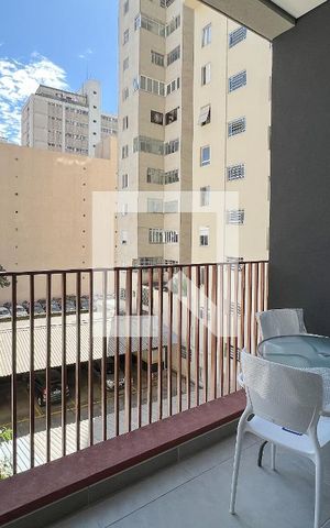 Studio para alugar com 27m², 1 quarto e sem vagaVaranda
