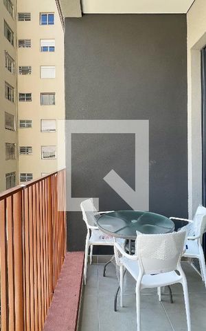 Studio para alugar com 27m², 1 quarto e sem vagaVaranda