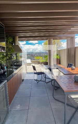 Apartamento à venda com 44m², 1 quarto e 1 vagaChurrasqueira
