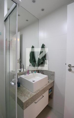 Apartamento à venda com 102m², 3 quartos e 2 vagasBanheiro da Suíte