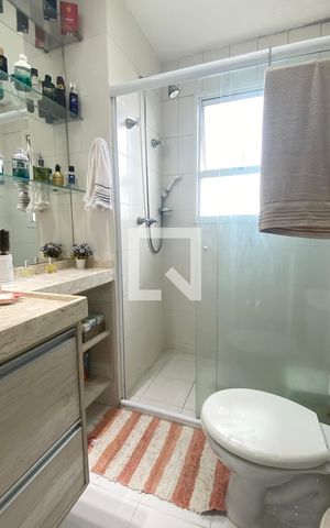 Apartamento para alugar com 120m², 3 quartos e 2 vagasBanheiro da Suíte 1