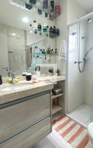 Apartamento para alugar com 120m², 3 quartos e 2 vagasBanheiro da Suíte 1