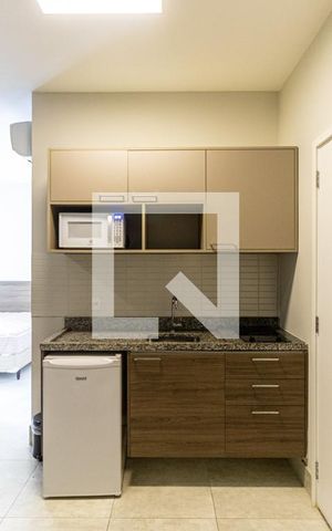 Studio à venda com 39m², 1 quarto e sem vagaCozinha - Armário