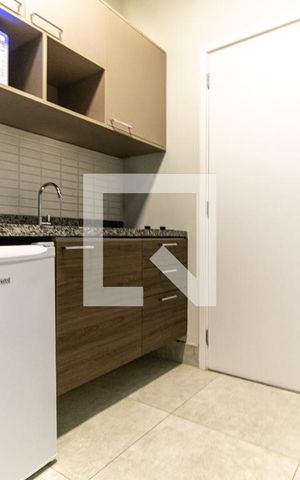 Studio à venda com 39m², 1 quarto e sem vagaCozinha 