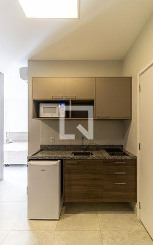 Studio à venda com 39m², 1 quarto e sem vagaCozinha - Armários