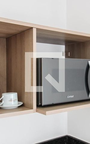 Studio para alugar com 35m², 1 quarto e 1 vaga Studio para alugar com 35m², 1 quarto e 1 vagaCozinha