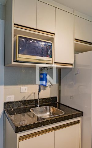 Apartamento para alugar com 34m², 1 quarto e sem vaga Apartamento para alugar com 34m², 1 quarto e sem vagaDetalhe cozinha