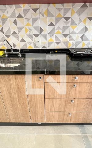 Studio para alugar com 25m², 1 quarto e sem vagaCozinha