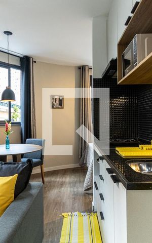 Studio à venda com 25m², 1 quarto e sem vagaCozinha