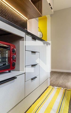 Studio à venda com 25m², 1 quarto e sem vagaCozinha