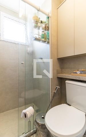 Apartamento para alugar com 34m², 1 quarto e 1 vagaBanheiro da Suíte - Box