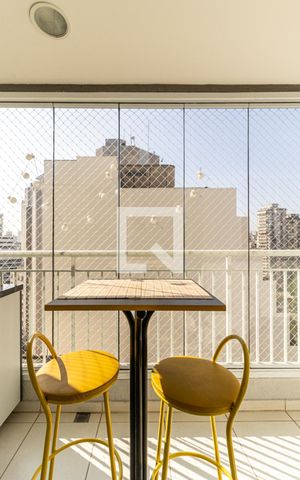 Apartamento para alugar com 34m², 1 quarto e 1 vagaVaranda