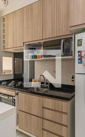 Apartamento para alugar com 46m², 2 quartos e 1 vagaCozinha e Área de Serviço