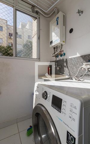 Apartamento para alugar com 46m², 2 quartos e 1 vagaCozinha e Área de Serviço