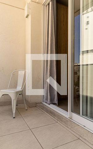 Studio à venda com 23m², 1 quarto e sem vagaVaranda
