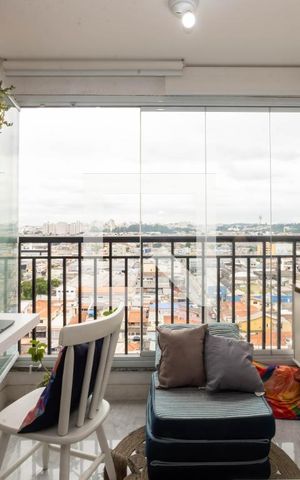 Apartamento à venda com 58m², 2 quartos e 2 vagasVaranda da Sala