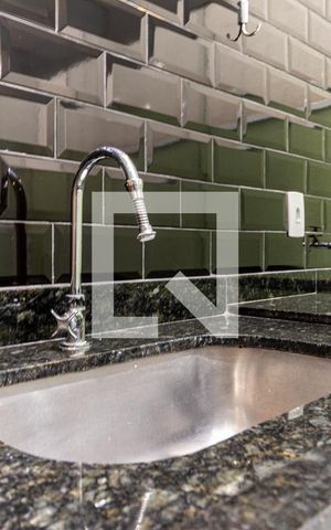 Studio à venda com 57m², 1 quarto e 1 vagaCozinha - Torneira