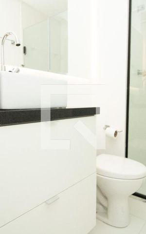 Studio à venda com 26m², 1 quarto e sem vaga Studio à venda com 26m², 1 quarto e sem vagaBanheiro - panorâmica