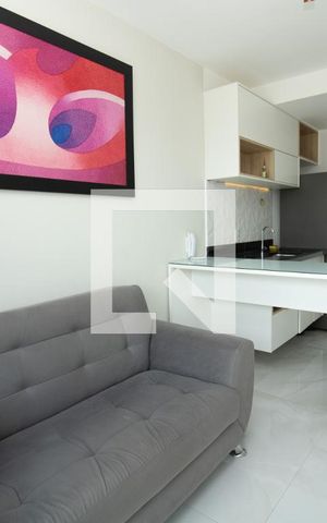 Studio à venda com 26m², 1 quarto e sem vaga Studio à venda com 26m², 1 quarto e sem vagaSala - Panorâmica vista porta de entrada