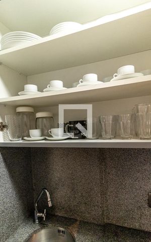 Apartamento para alugar com 47m², 1 quarto e 1 vagaCozinha - Utensílios