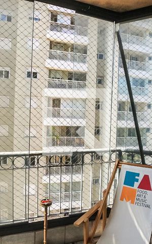 Apartamento à venda com 90m², 3 quartos e 2 vagasVaranda