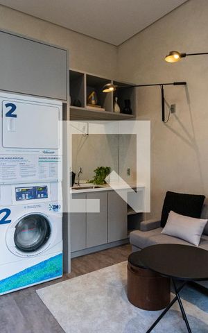 Studio para alugar com 22m², 0 quarto e sem vagaÁrea comum - Lavanderia