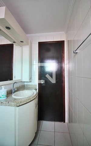 Apartamento para alugar com 117m², 3 quartos e 1 vagaBanheiro do Quarto 1 - Suíte