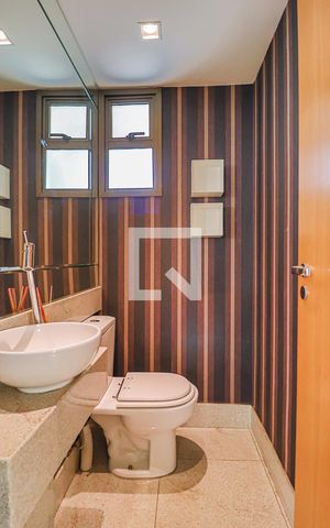 Apartamento para alugar com 100m², 2 quartos e 2 vagasLavabo da Sala