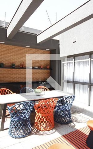Studio para alugar com 27m², 1 quarto e sem vagaChurrasqueira